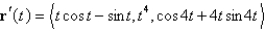 <strong>Find the derivative of the vector function. </strong> A) B) C) D) E)