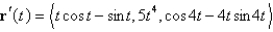 <strong>Find the derivative of the vector function. </strong> A) B) C) D) E)