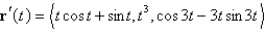<strong>Find the derivative of the vector function. </strong> A) B) C) D) E)