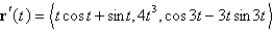 <strong>Find the derivative of the vector function. </strong> A) B) C) D) E)