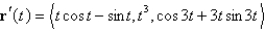 <strong>Find the derivative of the vector function. </strong> A) B) C) D) E)