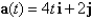 <strong>Find the acceleration of a particle with the following position function. </strong> A) B) C) D) E)