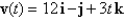 <strong>Find the velocity of a particle that has the given acceleration and the given initial velocity. </strong> A) B) C) D) E)