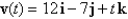 <strong>Find the velocity of a particle that has the given acceleration and the given initial velocity. </strong> A) B) C) D) E)