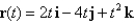 <strong>A force with magnitude N acts directly upward from the xy-plane on an object with mass kg.The object starts at the origin with initial velocity Find its position function.</strong> A) B) C) D) E)