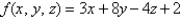 Describe the level survaces of the function