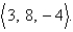 A family of parallel planes with normal vector