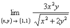 Evaluate the limit.  