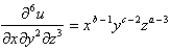<strong>Find the indicated partial derivative. </strong> A) B) C) D) E)