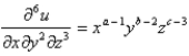 <strong>Find the indicated partial derivative. </strong> A) B) C) D) E)