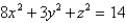 <strong>The ellipsoid intersects the plane in an ellipse.Find parametric equations for the tangent line to this ellipse at the point (1,2,2).</strong> A) B) C) D) E)