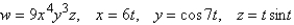 <strong>Use the Chain Rule to find </strong> A) B) C) D)