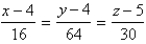 <strong>Find the equation of the normal line to the given surface at the specified point. </strong> A) B) C) D) E)