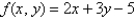 <strong>Find the absolute extrema of the function on the closed triangular region with vertices , and </strong> A) Absolute minimum 5, Absolute maximum 17 B) Absolute minimum 0, Absolute maximum 5 C) Absolute minimum -5, Absolute maximum 5 D) Absolute minimum -5, Absolute maximum 17