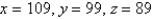 <strong>Find three positive numbers whose sum is and whose product is a maximum.</strong> A) B) C) D) E)