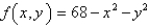<strong>Estimate the volume of the solid that lies above the square and below the elliptic paraboloid Divide into four equal squares and use the Midpoint rule.</strong> A) B) C) D) E)