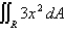 Evaluate the double integral ,where is the region bounded by the graphs of and