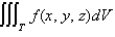 Express the triple integral as an iterated integral in six different ways using different orders of integration where T is the solid bounded by the planes and