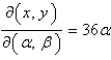 <strong>Find the Jacobian of the transformation. </strong> A) B) C) D) E)