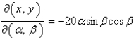 <strong>Find the Jacobian of the transformation. </strong> A) B) C) D) E)