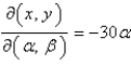 <strong>Find the Jacobian of the transformation. </strong> A) B) C) D) E)
