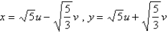 <strong>Use the transformation to evaluate the integral ,where R is the region bounded by the ellipse </strong> A) B) C) D) E)