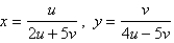 Find the Jacobian of the transformation.