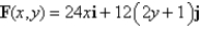 Find the work done by the force field in moving an object along an arch of the cycloid