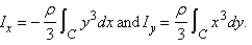 <strong>A plane lamina with constant density occupies a region in the xy-plane bounded by a simple closed path C.Its moments of inertia about the axes are Find the moments of inertia about the axes,if C is a rectangle with vertices (0,0),(4,0), (4,5)and </strong> A) B) C) D) E)