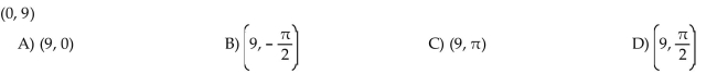 The rectangular coordinates of a point are given. Find polar coordinates for the point.