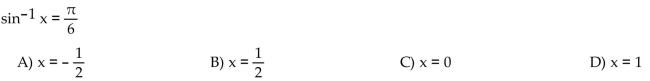 Find the exact solution of the equation.