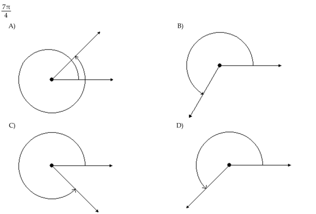 Draw the angle.