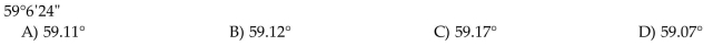 Convert the angle to a decimal in degrees. Round the answer to two decimal places.