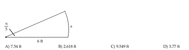 Find the length s. Round the answer to three decimal places.