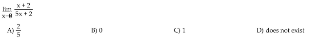 Use the TABLE feature of a graphing utility to find the limit.