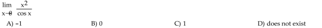 Use the TABLE feature of a graphing utility to find the limit.