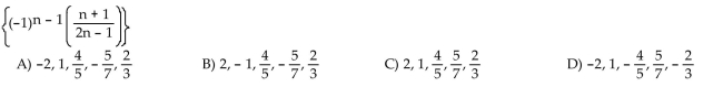 Write out the first five terms of the sequence.