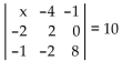 Write the word or phrase that best completes each statement or answers the question. Solve for x.