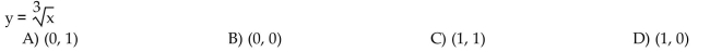 List the intercepts for the graph of the equation.