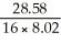 <strong>What is the correct answer for the calculation of a volume (in mL)with measured numbers ?</strong> A)0.22 mL B)0.223 mL C)57 mL D)14 mL E)14.3 mL