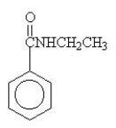 <strong>The amide formed in the reaction of benzoic acid and ethylamine is ________.</strong> A) B) C) D) E)