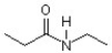<strong>What two compounds will react to give this amide? </strong> A)propanol and ammonia B)propanoic acid and ammonia C)propanoic acid and ethylamine D)propanoic acid and diethylamine E)propanoic acid and methylamine