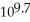 <strong>The [     ] of a solution with pH = 9.7 is ________.</strong> A)9.7 M B)1 ×   M C)2 ×   M D)5 ×   M E)9.7 ×   M <div style=padding-top: 35px> 