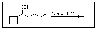 <strong>In the following reaction,an interesting rearrangement takes place.Suggest a structure for the product that is obtained. </strong> A) B) C) D) E)