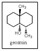 <strong>The Merck Index reports that the odor of geosmin can be detected at 0.1 parts per billion,but that it is quickly converted to essentially odorless products in acidic solution.What is the expected major product of treatment of geosmin with sulfuric acid? </strong> A) B) C) D) E)