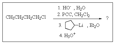 <strong>What is the expected product of the following reaction? </strong> A) <sup> </sup> B) C) D) E)