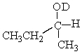 <strong>What would be the expected product for the following reaction? </strong> A) B) C) D) CH<sub>3</sub>CH<sub>2</sub>CD<sub>2</sub>CH<sub>3</sub> E)