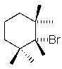 <strong>Which of the following molecules will readily undergo an elimination reaction when treated with NaOCH<sub>3</sub>?</strong> A) B) C) D) E) None of the above.