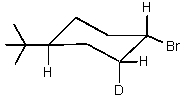 <strong>Which of the cyclohexyl bromides would you expect to react the fastest in the following reaction? </strong> A) B) C) D) E) All would react at the same rate.