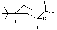 <strong>Which of the cyclohexyl bromides would you expect to react the fastest in the following reaction? </strong> A) B) C) D) E) All would react at the same rate.